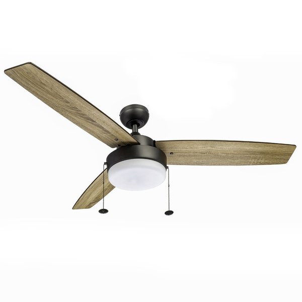 Prominence Home Statham, 52 in. Ceiling Fan with Light, Espresso 51018-40
